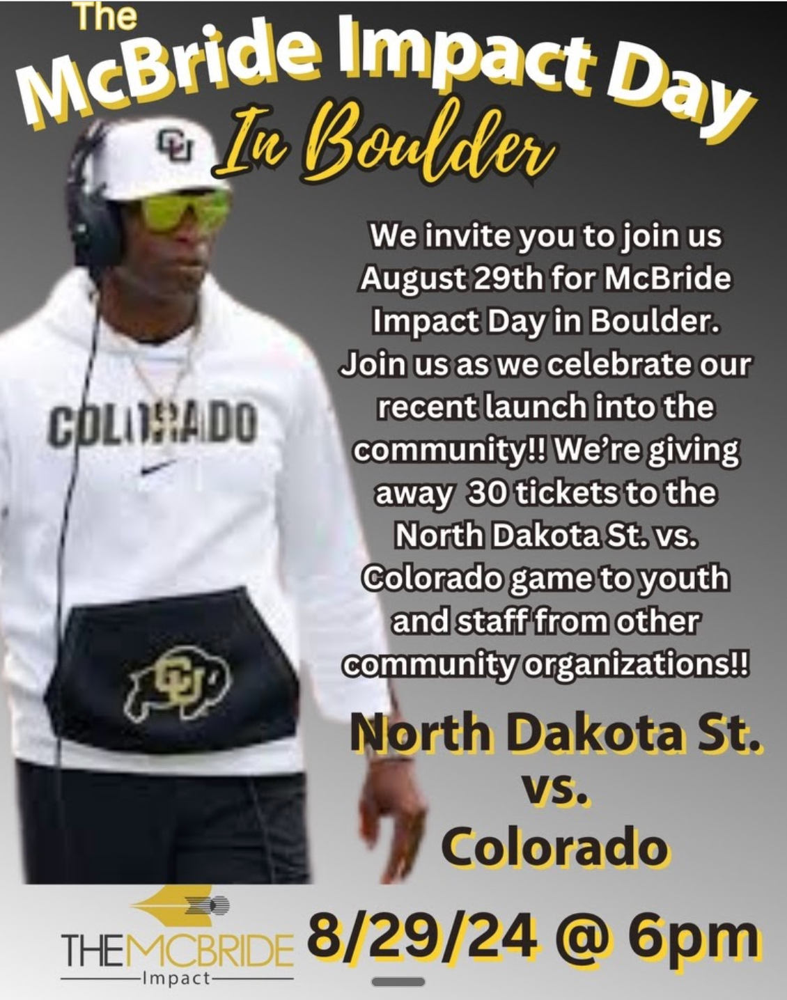 The McBride Impact Day In Boulder Poster